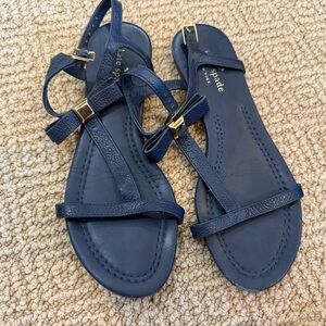 Navy Kate Spade women sandals